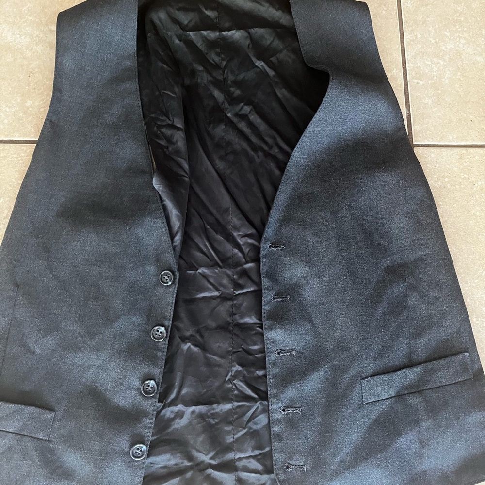 Men's Black Suit Vest